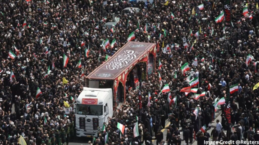 Iran Holds Historic Funeral