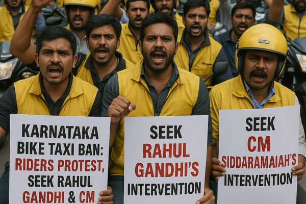 Karnataka Bike - Taxi Protest