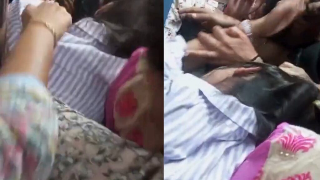 Mumbai Local Train Viral Incident