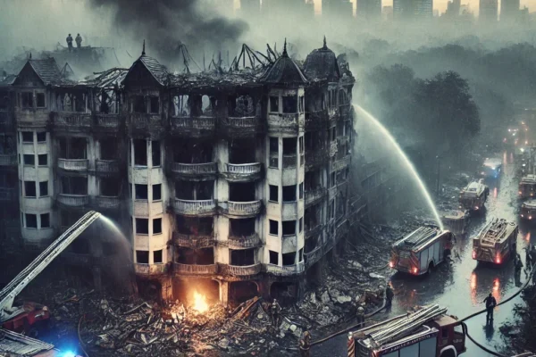 a fire tragedy at a hotel in Kolkata.