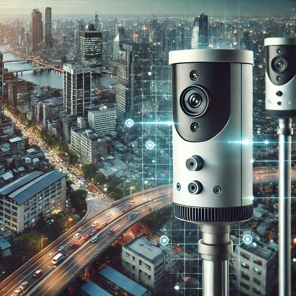 a high-tech gunshot detection sensor system.