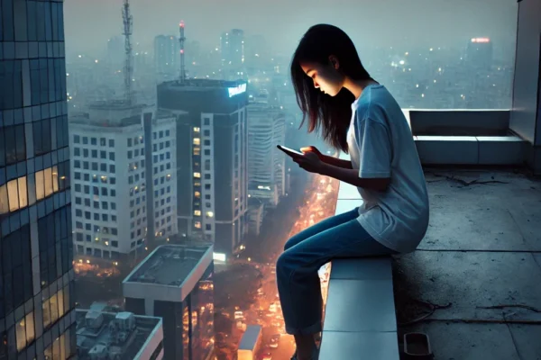 Tragic Death of Bengaluru Woman While Filming Instagram Reel Raises Alarming Social Media Safety Concerns image representing the dangers of social media trends.