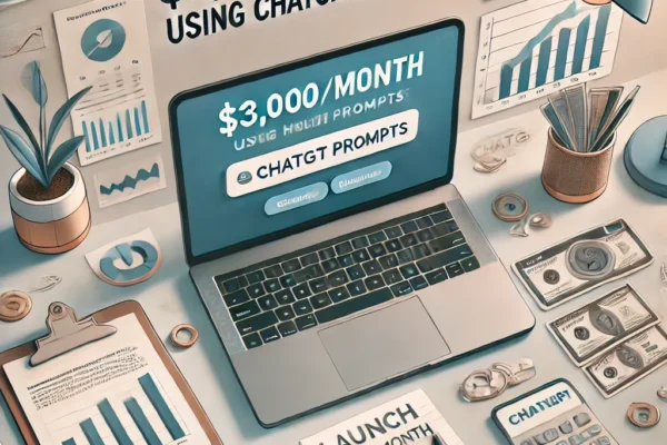 How to Launch a $3,000/Month Side Hustle Using ChatGPT Prompts $3,000 per month side hustle using ChatGPT prompts.