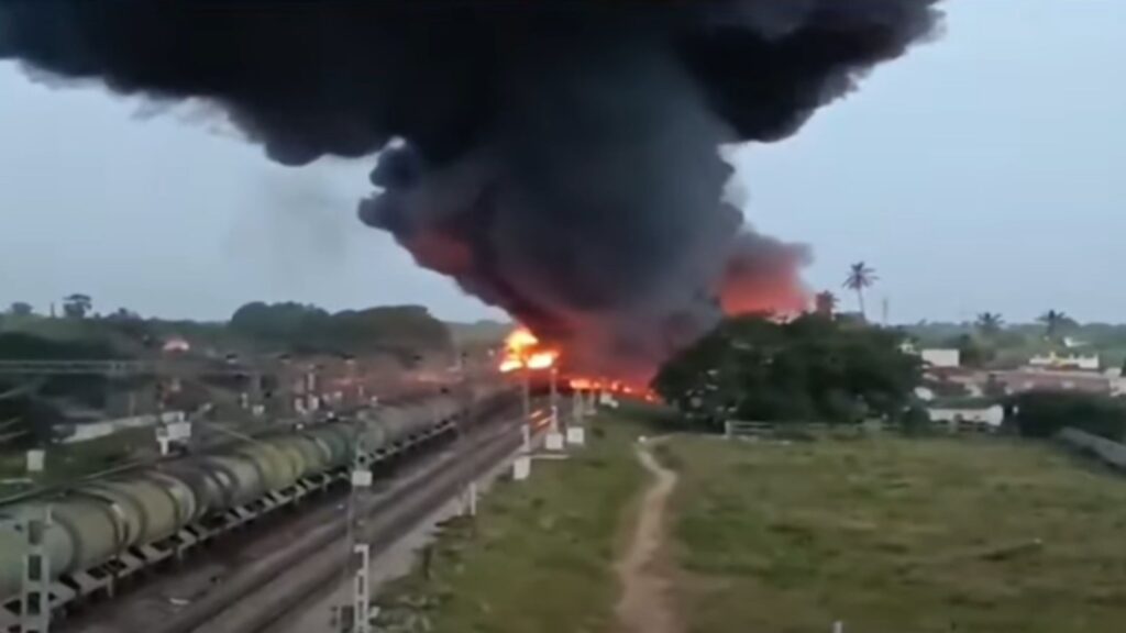 Tamil Nadu Train Fire incident