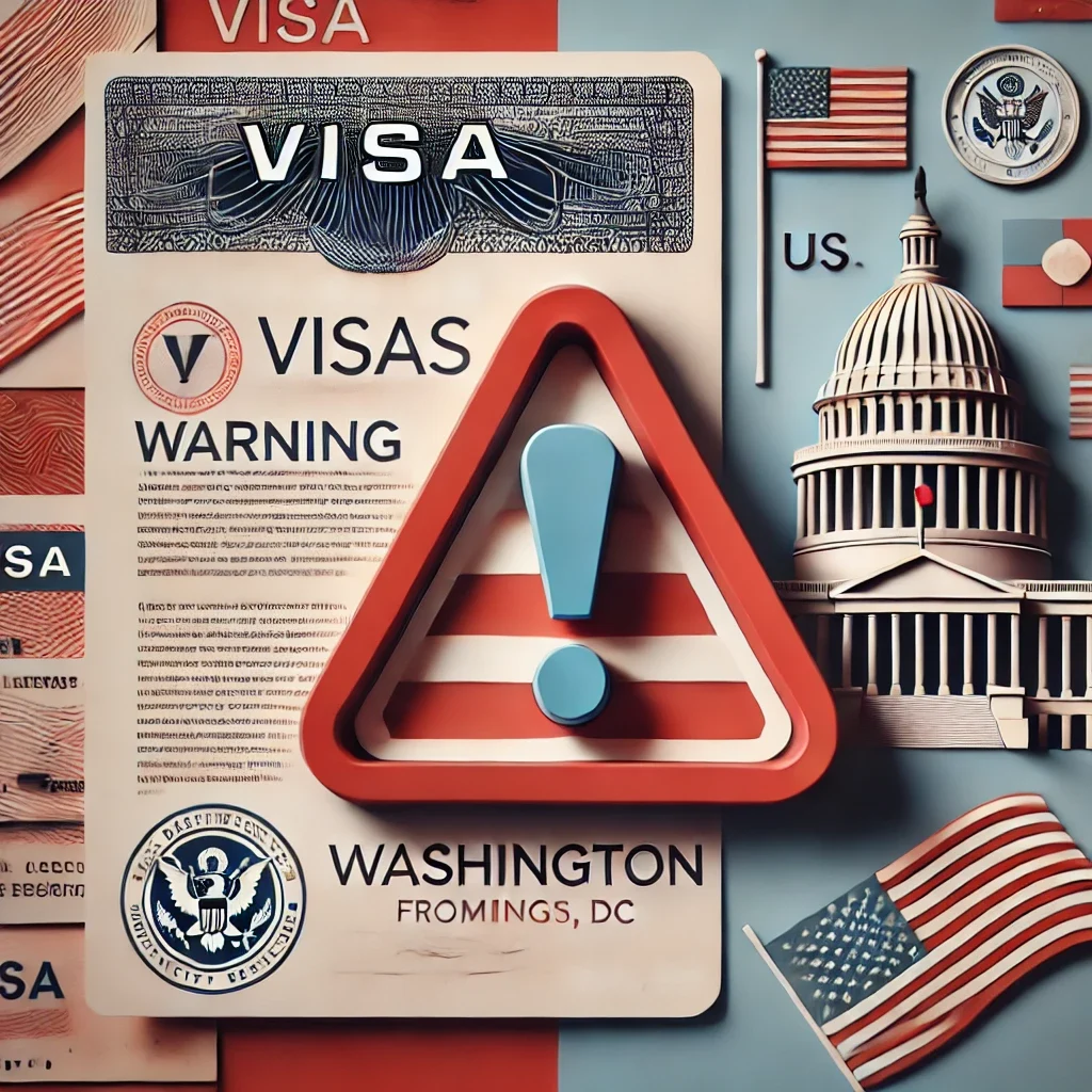 a warning from Washington regarding visas